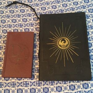 Two Harry Potter-themed notebooks